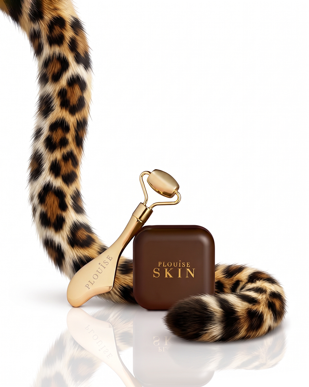 Gepardí Sculpt And Slide Obličejová maska, Gua Sha & Face Roller Set