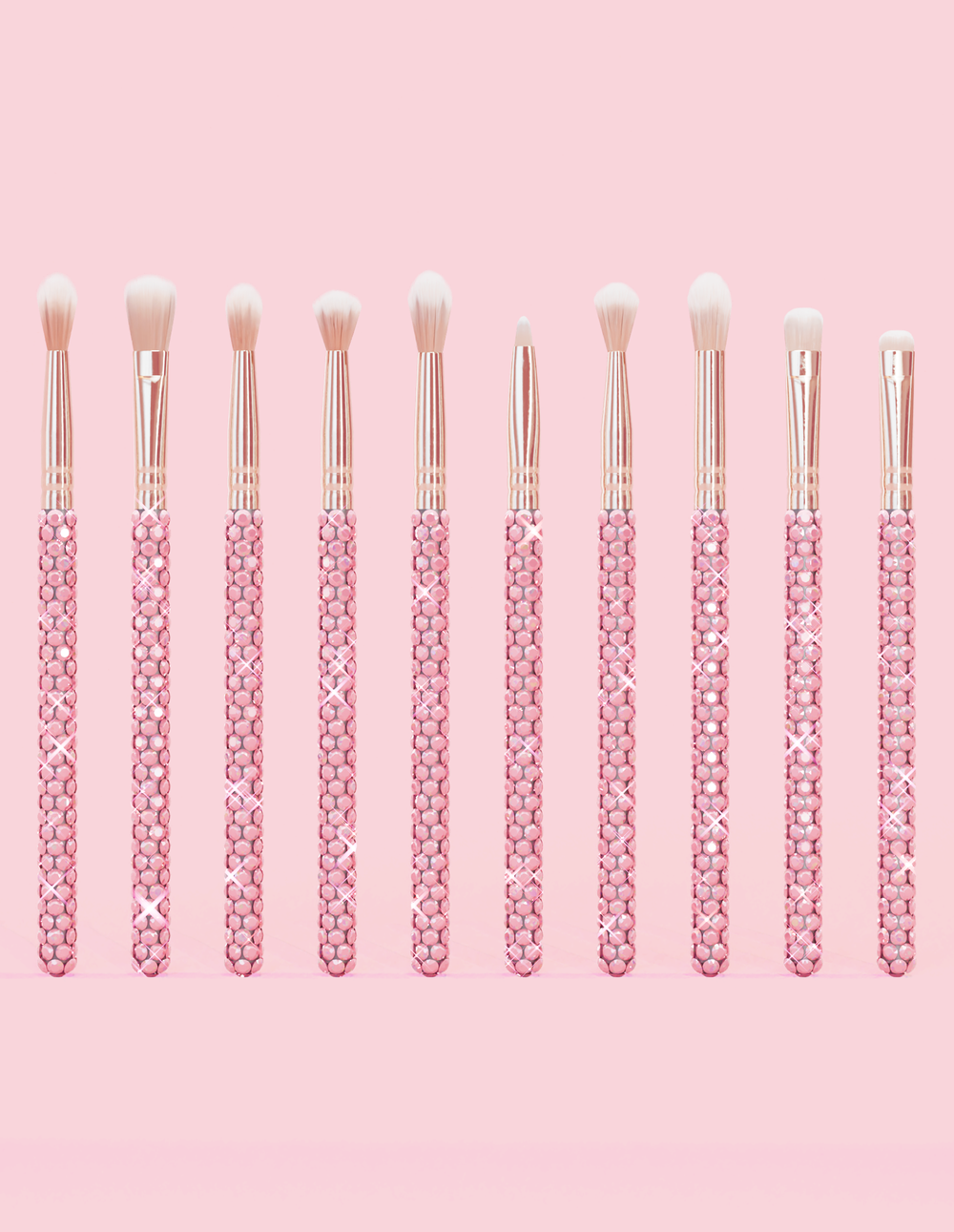 Balíček 20dílných křišťálových štětců na make-up