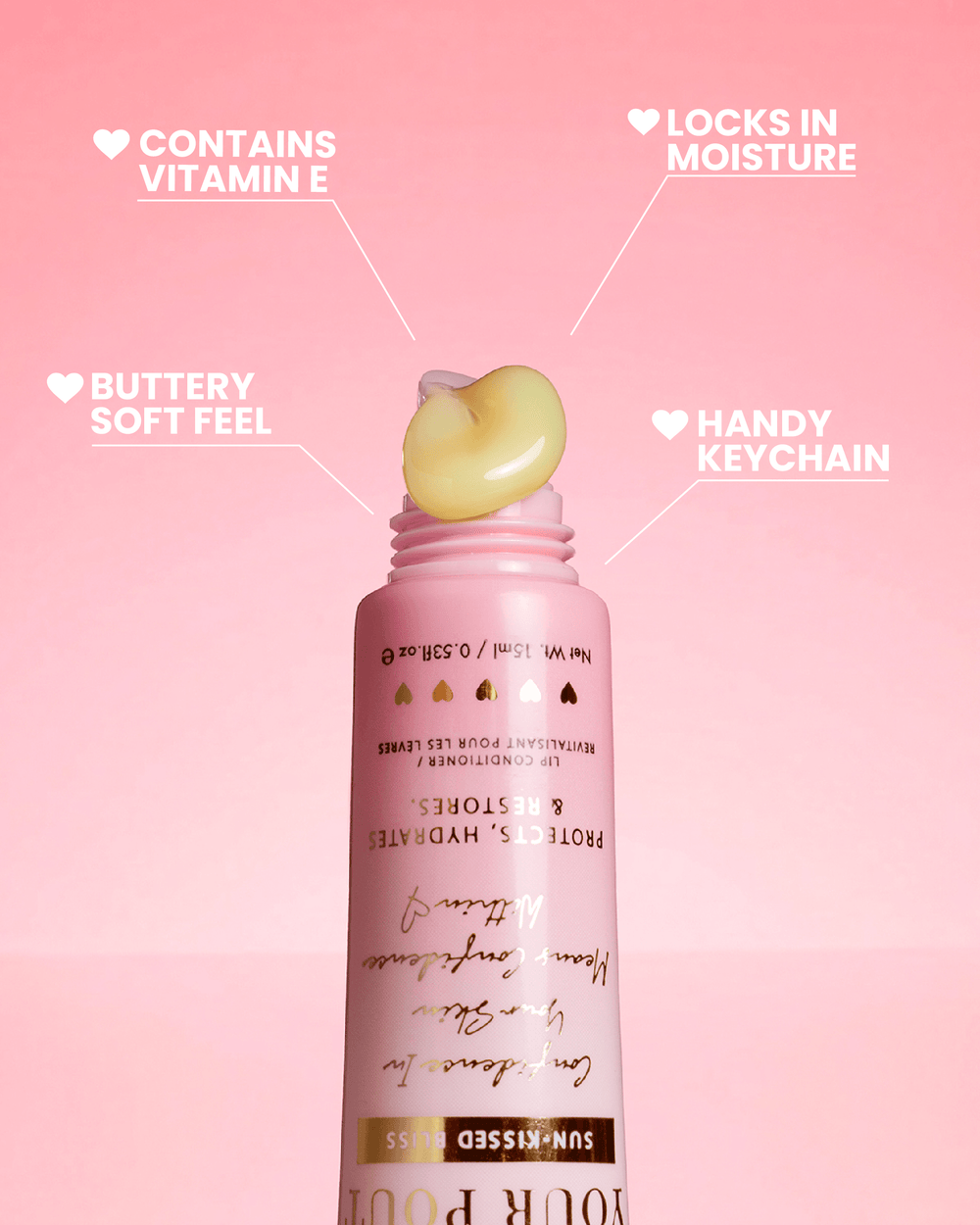 Chraňte svůj Pout Keychain Lip Conditioner