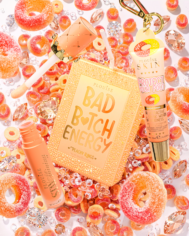 Crystal Bad Bitch Energy Lip Duo Peachy Rings (100% off)