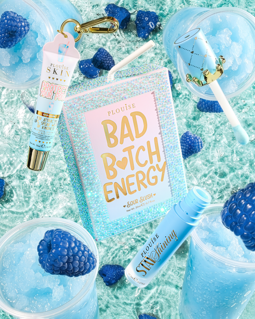 Crystal Bad Bitch Energy Lip Duo Sour Slush (100% sleva)