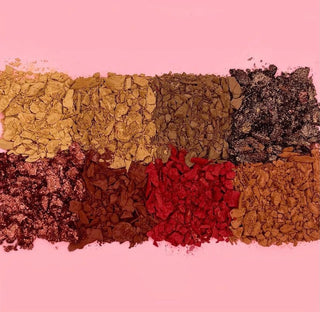 image of crushed eyeshadows for how to apply eyeshadow for beginners blog