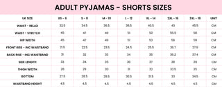 Women's Christmas Bow Pyjama Shorts Set