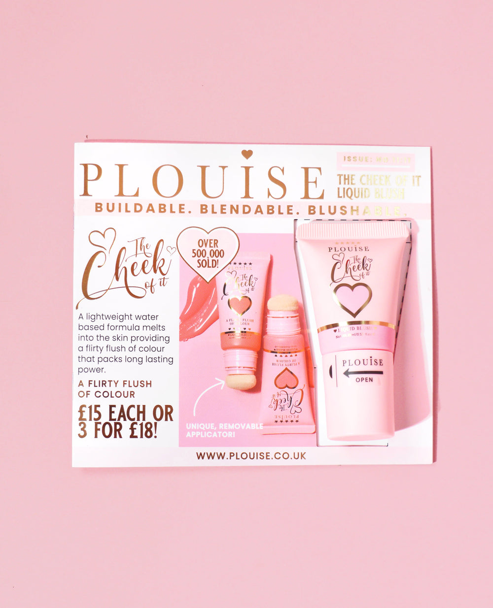 Tekutá tvářenka The Cheek Of It Legally Pink Magazine