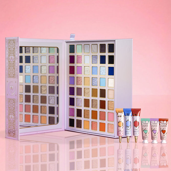 Projevující se paleta očí a tváří mé hlavní postavy