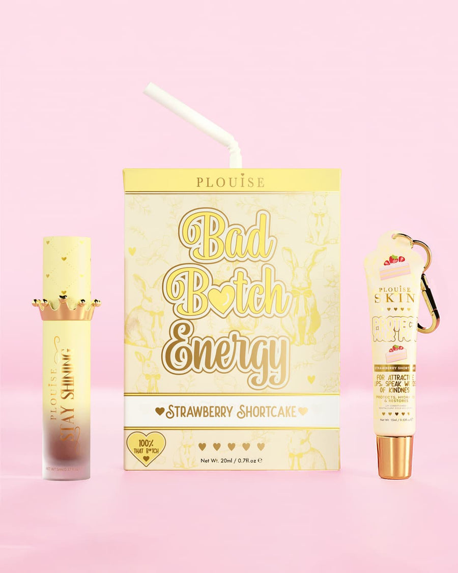 P.Louise Bad Bitch Energy Lip Duo v jahodovém koláči