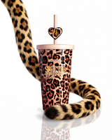 Cheetah Spotted Sipping 600ml nerezový pohárek na pohárky