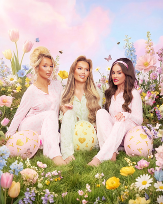 Somebunny Loves You Pink Bunny Pyžamo