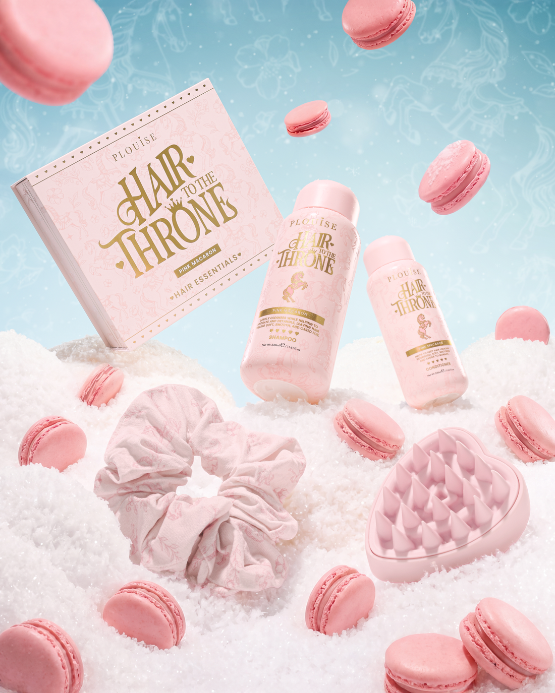 Hair To The Throne Pink Macaron Sada vlasové péče