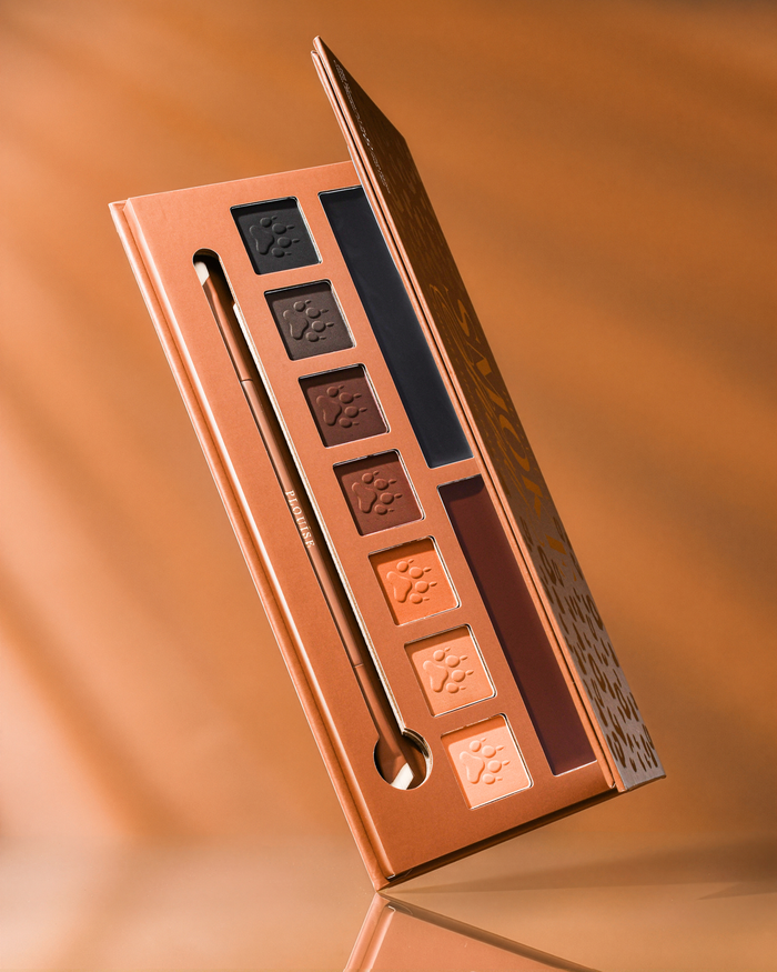 Cheetah Smoke Show Smokey Liner Palette & Liner Brush Set
