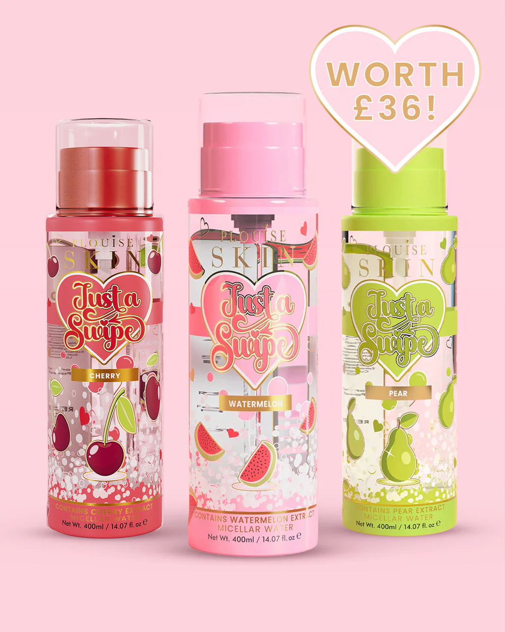 Micelární voda Just A Swipe – Triple Clean Trio
