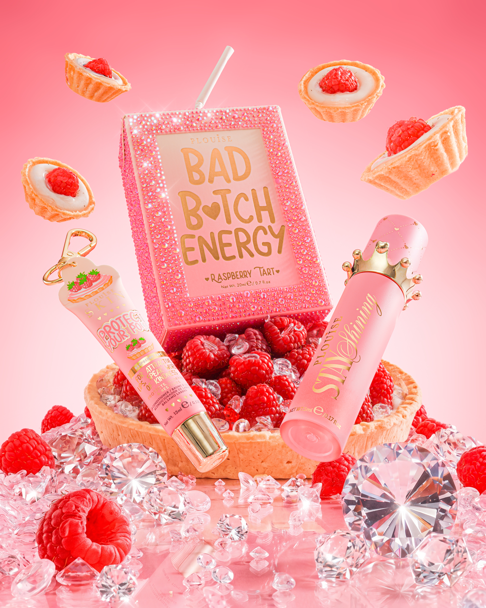 ‍Crystal Bad Bitch Energy Lip Duo Raspberry Tart (100% sleva)